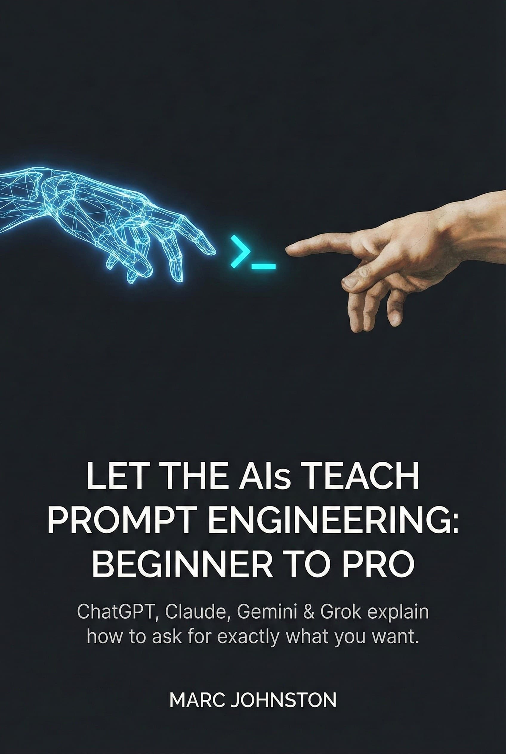 Book cover for Let the AIs Teach Prompt Engineering: Beginner to Pro